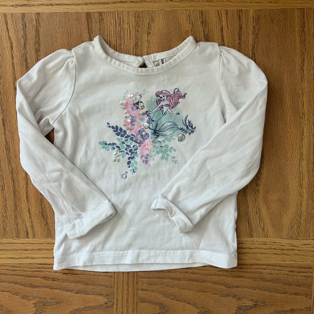Disney X Janie And Jack Ariel Long Sleeve 2T